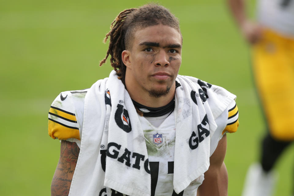 JACKSONVILLE, FL - NOVEMBER 22: Pittsburgh Steelers Wide Receiver Chase Claypool (11) during the game between the Pittsburgh Steelers and the Jacksonville Jaguars on November 22, 2020 at TIAA Bank Field in Jacksonville, Fl. (Photo by David Rosenblum/Icon Sportswire via Getty Images)