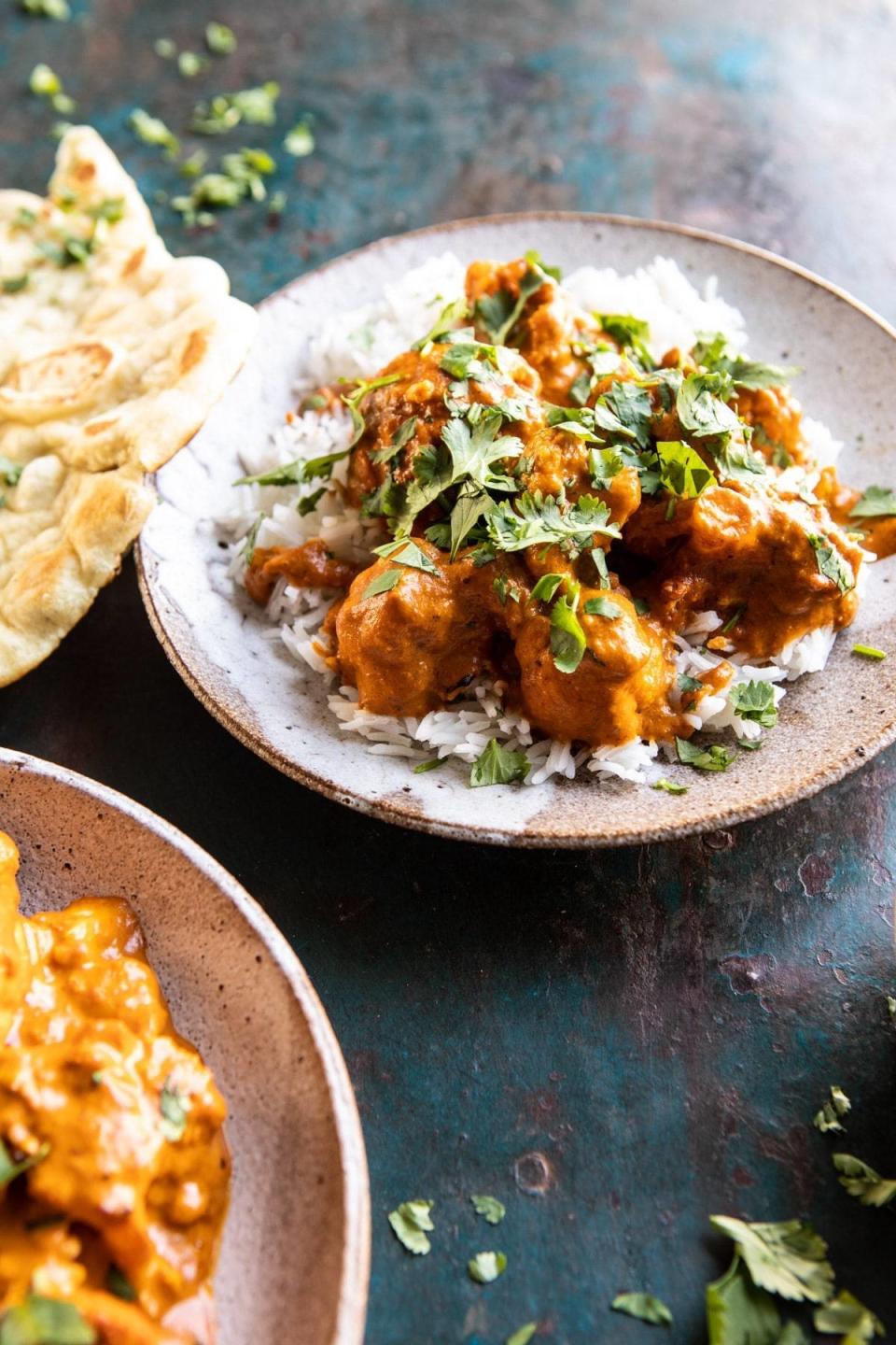 Butter cauliflower in a bowl