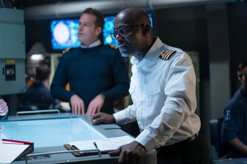 Paterson Joseph as Vigil’s captain, Newsome - probably trying to divert a major crisis (BBC/World Productions)