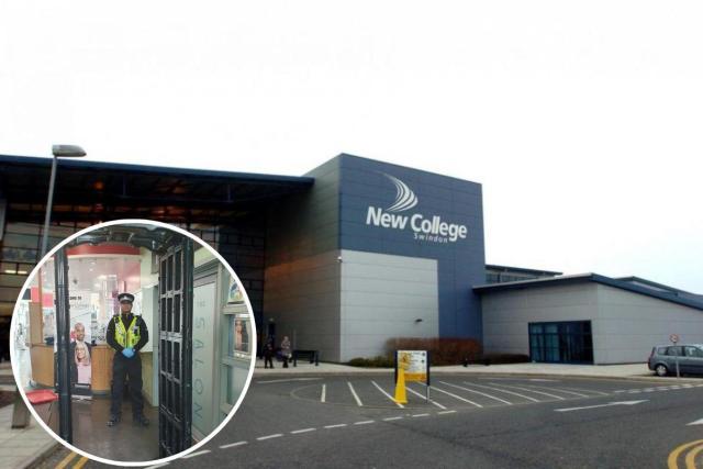 Police take knife arch to Swindon s New College to check for weapons