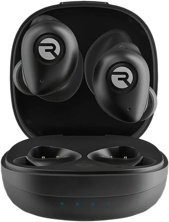 Image of Raycon Fitness Earbuds against white background.