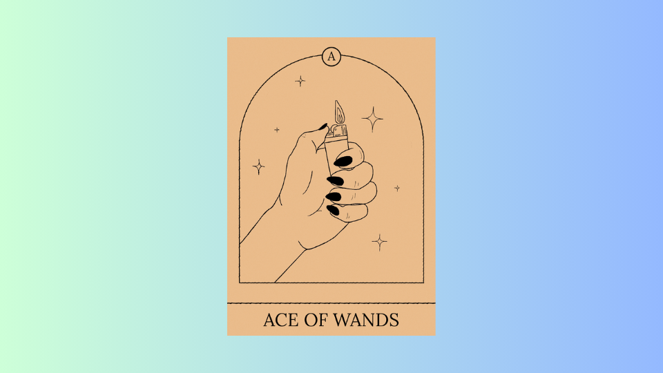 Libra: Ace of Wands