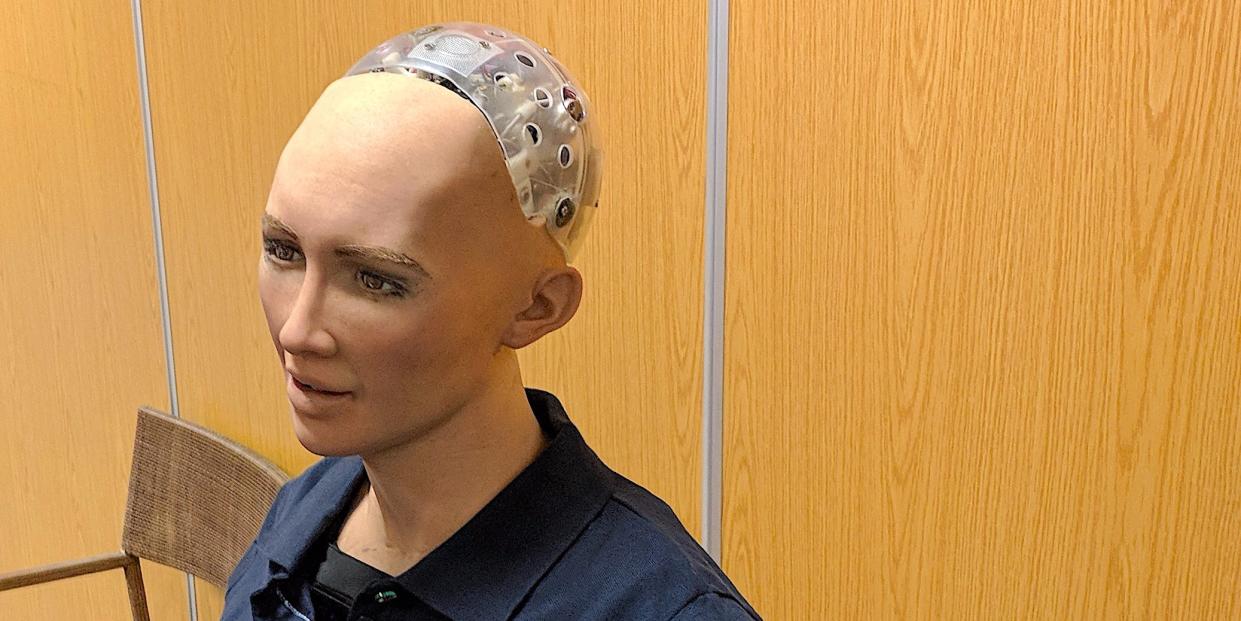 sophia hanson robot portrait