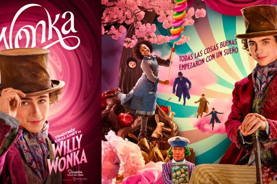 ¡Sumérgete en el dulce y colorido mundo de Wonka!