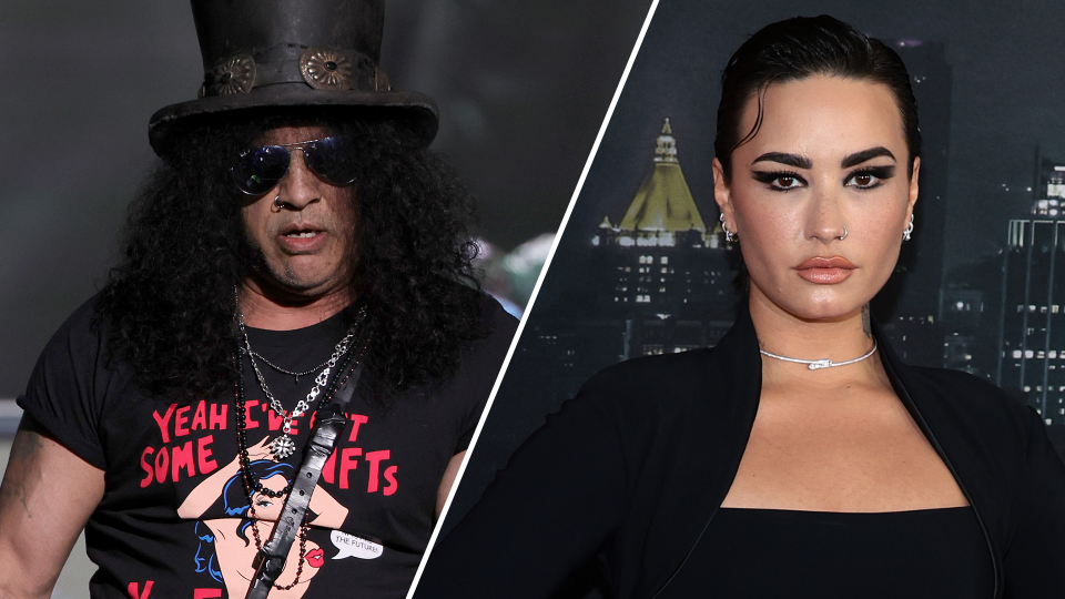 Slash, Demi Lovato (Photos: Getty Images)