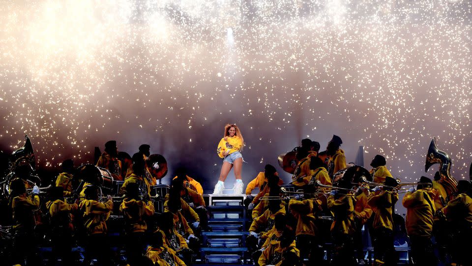 Beyonce Knowles performs onstage during 2018 Coachella Valley Music And Arts Festival Weekend. - Larry Busacca/Getty Images for Coachella