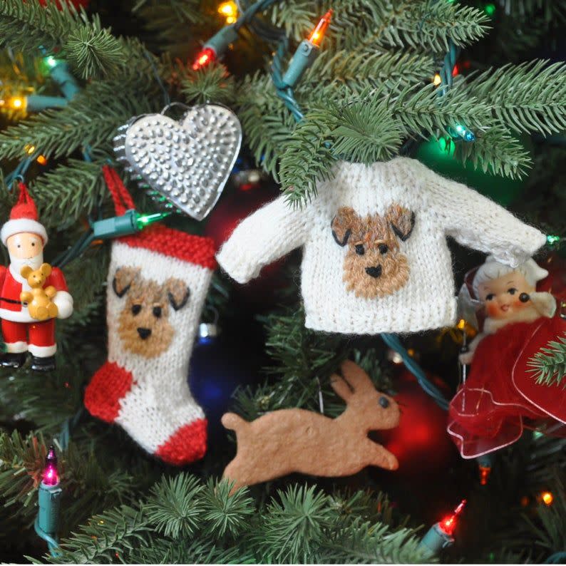 Dog Breed Sweater Ornament