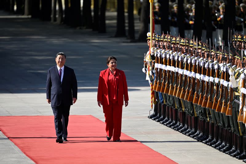 Honduran president Xiomara Castro visits Beijing