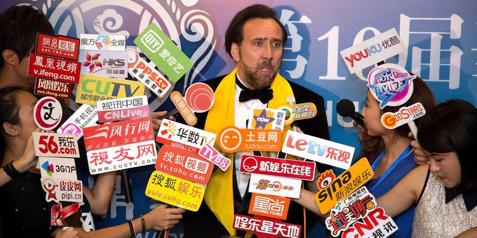 Nicolas Cage China