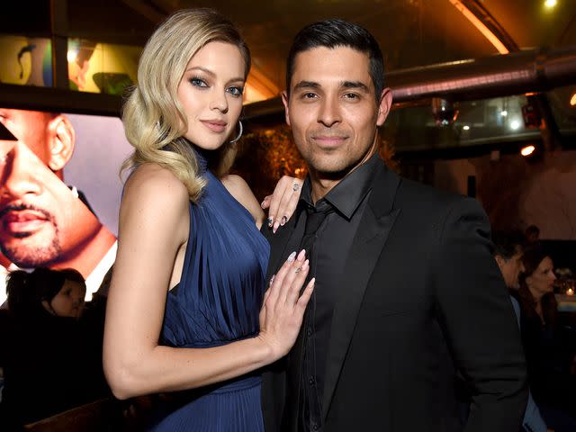 <p>Michael Kovac/Getty</p> Amanda Pacheco and Wilmer Valderrama attend The Hollywood Reporter Oscar Nominees Night in 2022