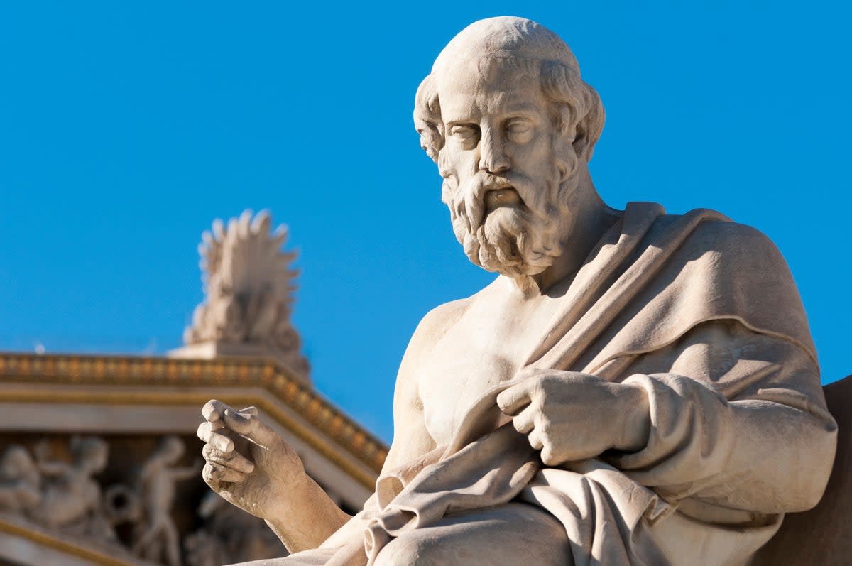 Plato’s statue at the Academy of Athens (Getty)