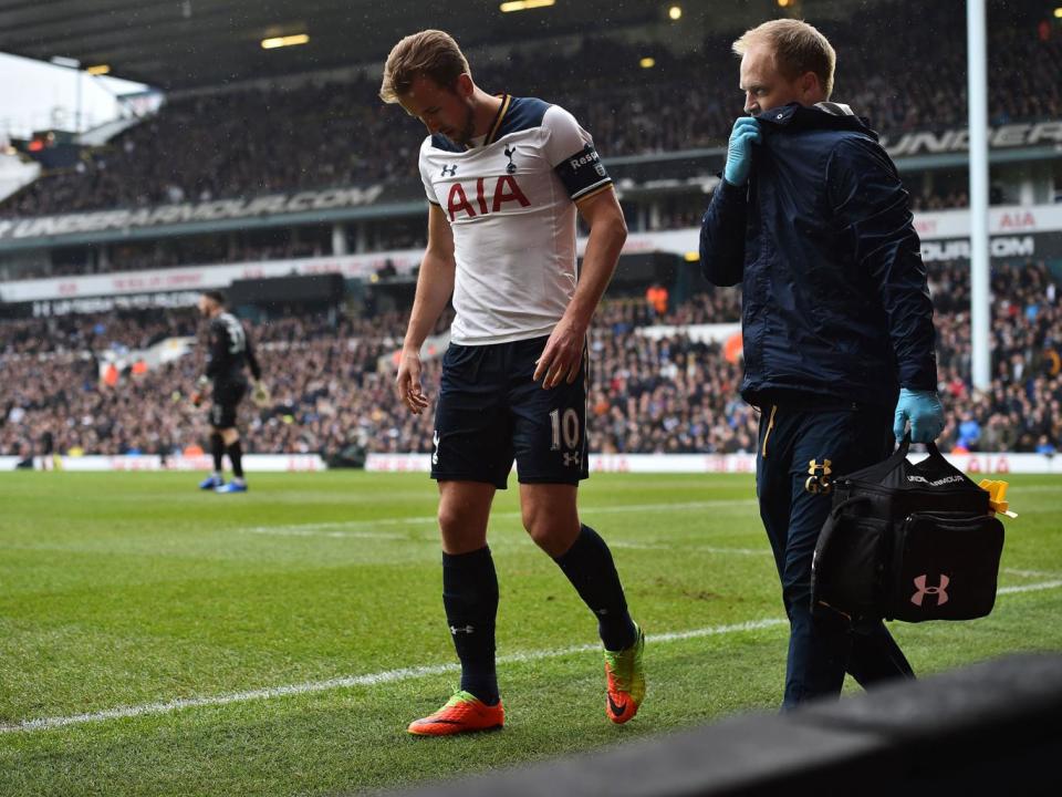 Kane injured his ankle ligaments against Millwall (Getty)