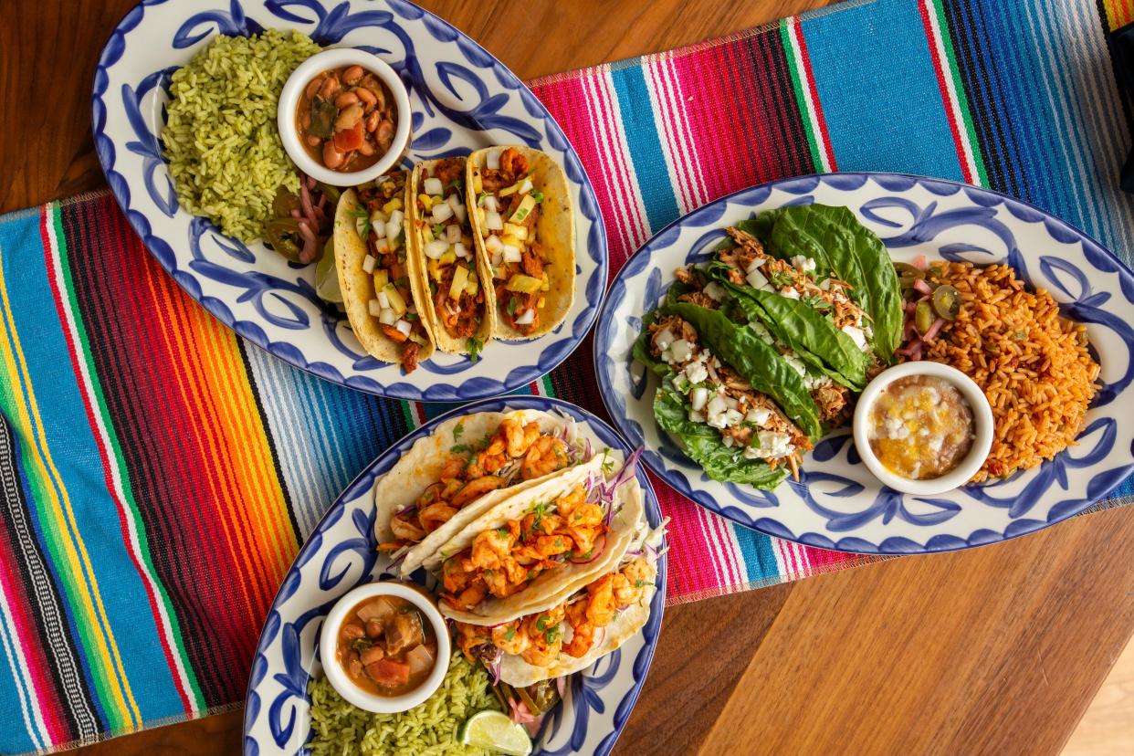 A selection of tacos from El Segundo Mexican Kitchen