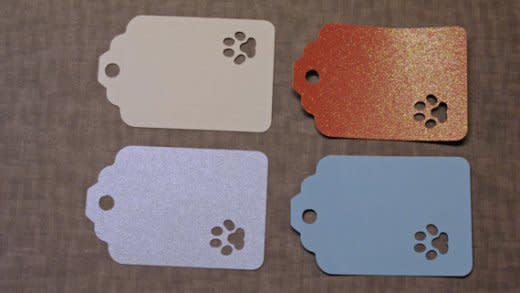 Pawprint Gift Tags