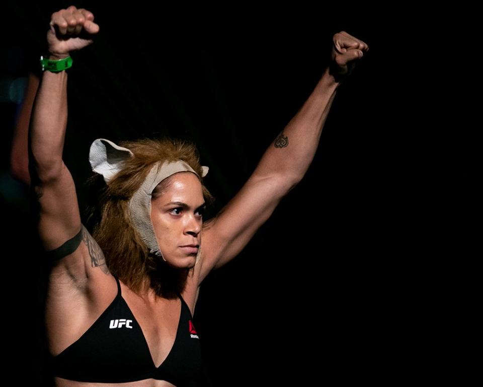 Amanda Nunes defends her crown tonight: Getty