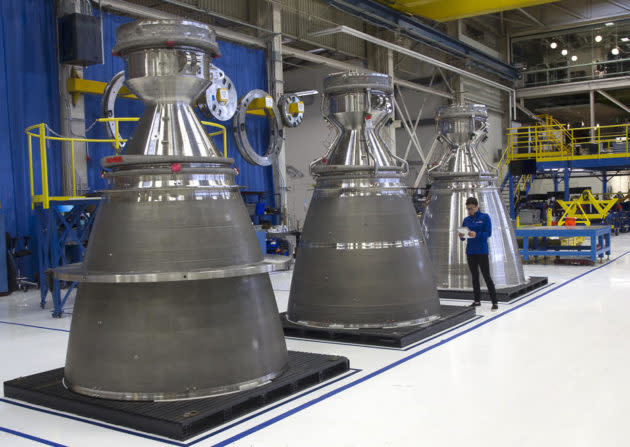Blue Origin BE-4 engines