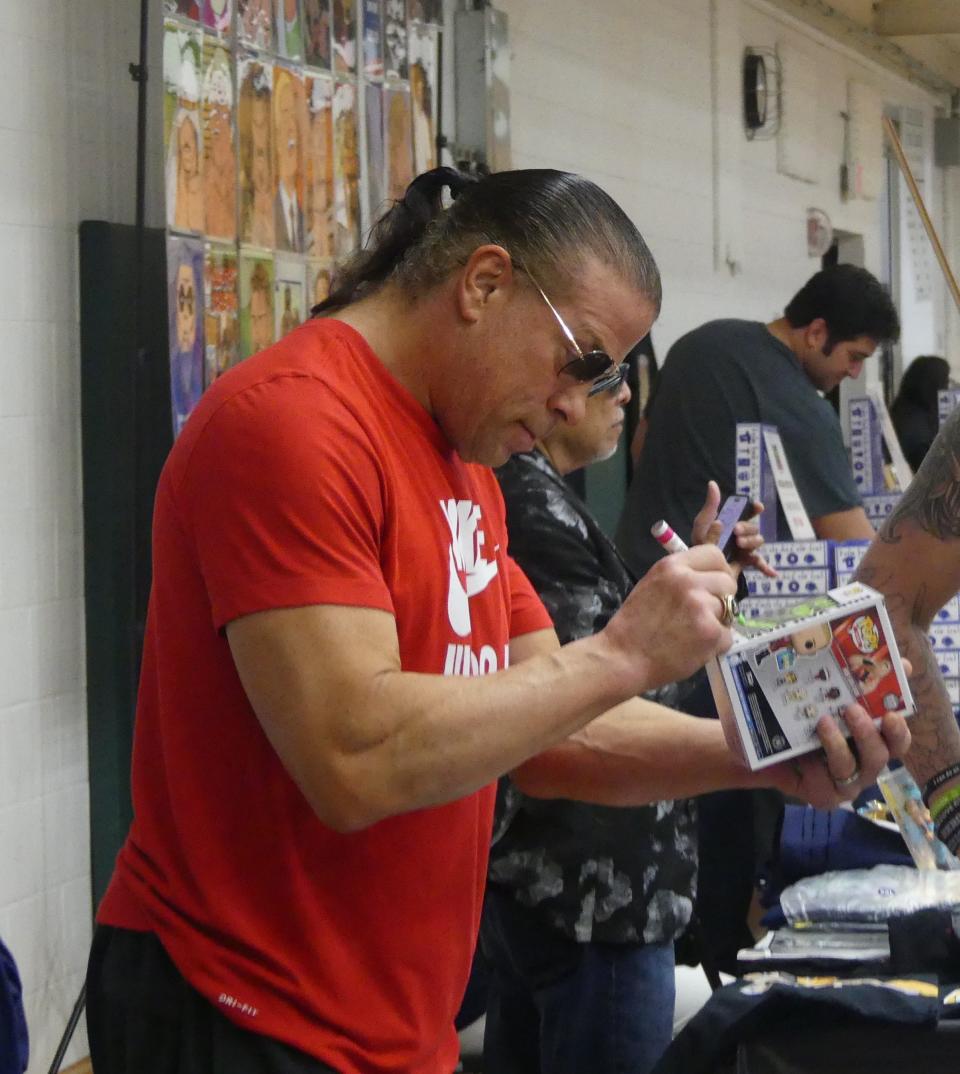 While known for kicking people's heads off, Rob Van Dam loves spending time with fans.
