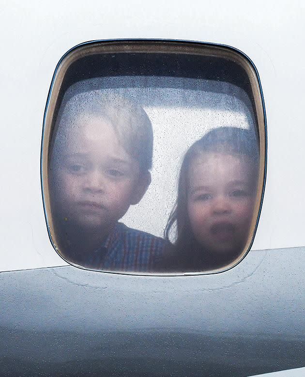 George and William are heirs to the throne and therefore should not travel on the same plane together. Photo: Getty Images