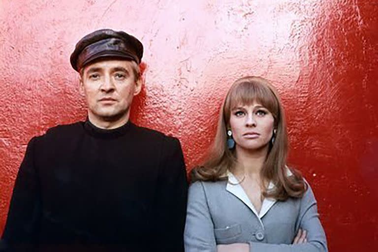 Oskar Werner y Julie Christie en Fahrenheit 451, de Francois Truffaut (1966)