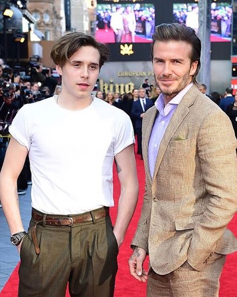 David & Brooklyn Beckham