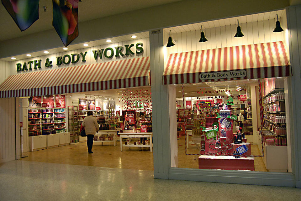 An old Bath & Body Works store