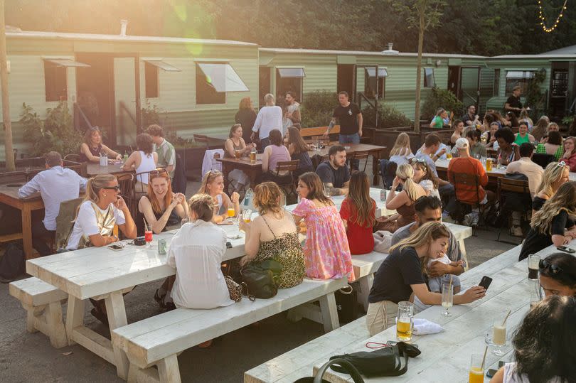 The Summer Town Beer Garden is billed to be the city’s biggest outdoor party space