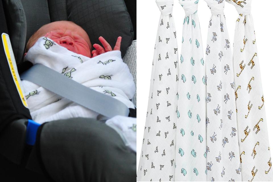 <p>The adorable bird-printed swaddle on Prince George here is sold in variety packs, with adorable prints from animals to pop culture classics.<br><a class="link " href="https://go.redirectingat.com?id=74968X1596630&url=https%3A%2F%2Fwww.adenandanais.com%2Fen-us%2Fswaddles%2Fswaddles%2Fjungle-jam-4-pack-classic-swaddles&sref=https%3A%2F%2Fwww.townandcountrymag.com%2Fstyle%2Fhome-decor%2Fg19596276%2Fkate-middleton-prince-william-favorite-baby-brands%2F" rel="nofollow noopener" target="_blank" data-ylk="slk:Shop Now;elm:context_link;itc:0;sec:content-canvas">Shop Now</a> <em>from </em>$49.95<br></p>