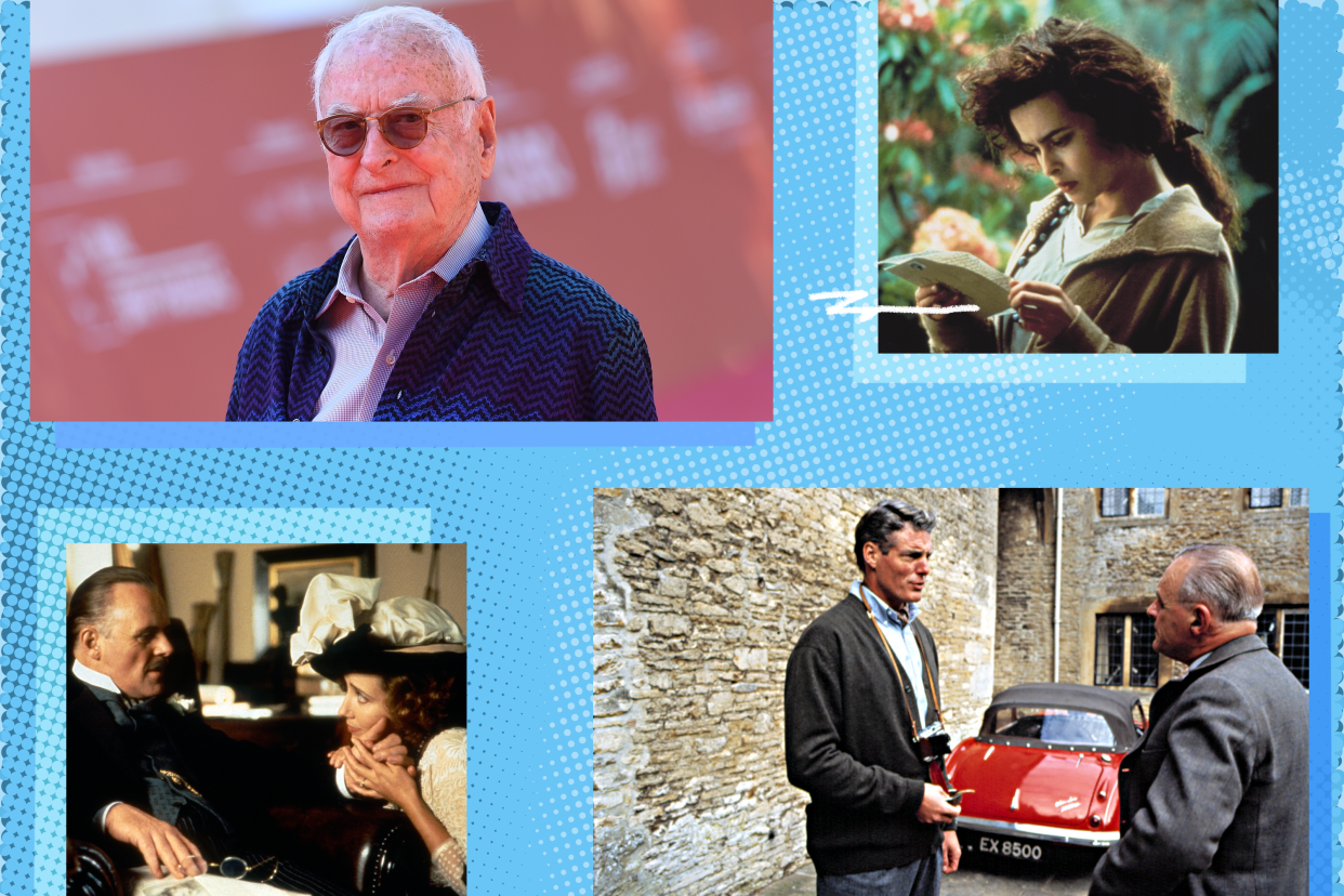 Director James Ivory is profiled in a new documentary about some of Merchant Ivory's seminal movies. (Photo Illustration: Yahoo News; Photos: Getty Images, Everett Collection)