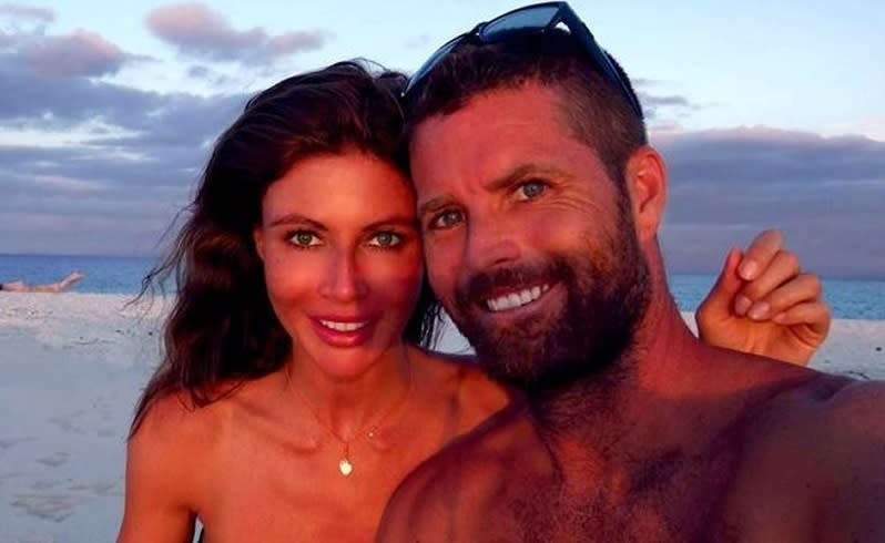 Nicola Robinson and Pete Evans. Picture: Pete Evans/Facebook