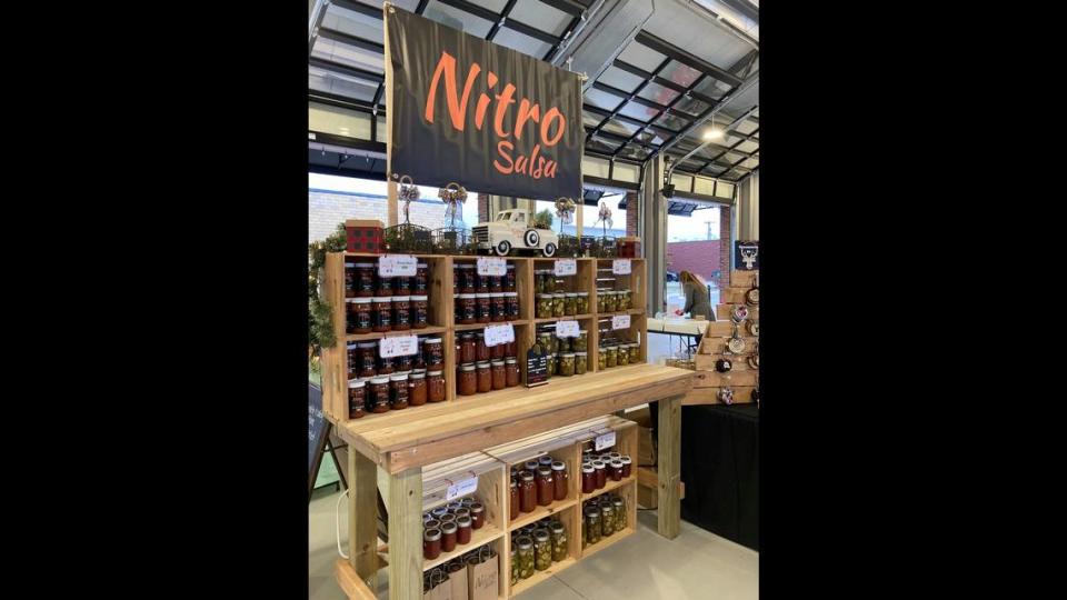 Nitro Salsa stand at the Vine Street Market in O’Fallon