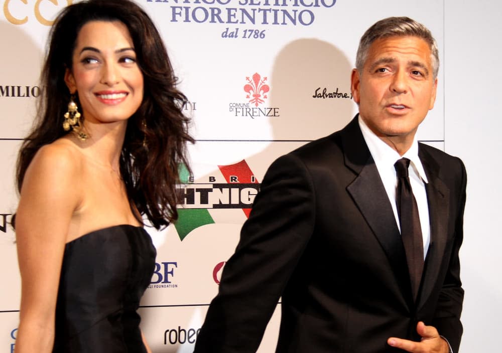 George Clooney et Amal Clooney - AFP