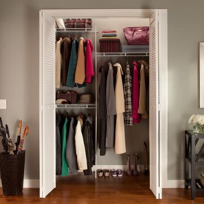 A closet system for those who see every closet as a blank canvas