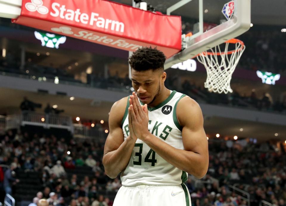 The Bucks' Giannis Antetokounmpo believes in living in the moment.