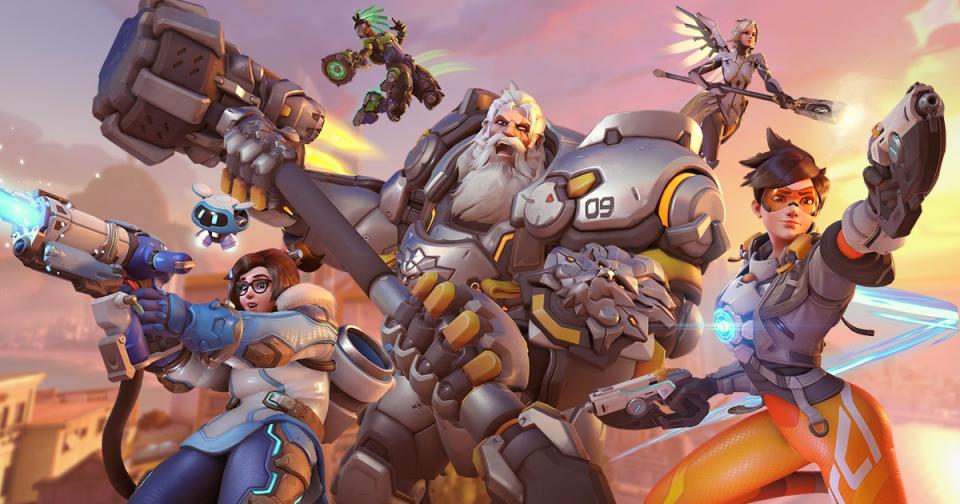 A selection of the “hero” characters available to play in Overwatch 2  (Activision Blizzard)