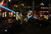 The 12 animals zodiac following the trail. (PHOTOS: Kreta Ayer – Kim Seng Citizens’ Consultative Committee)