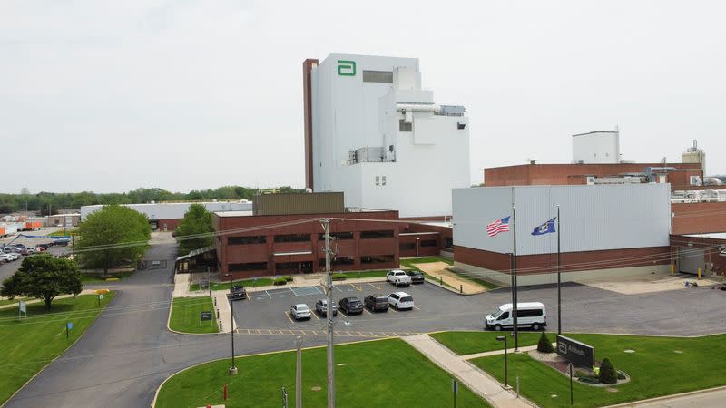 Drone images of Abbott facility in Sturgis, Michigan