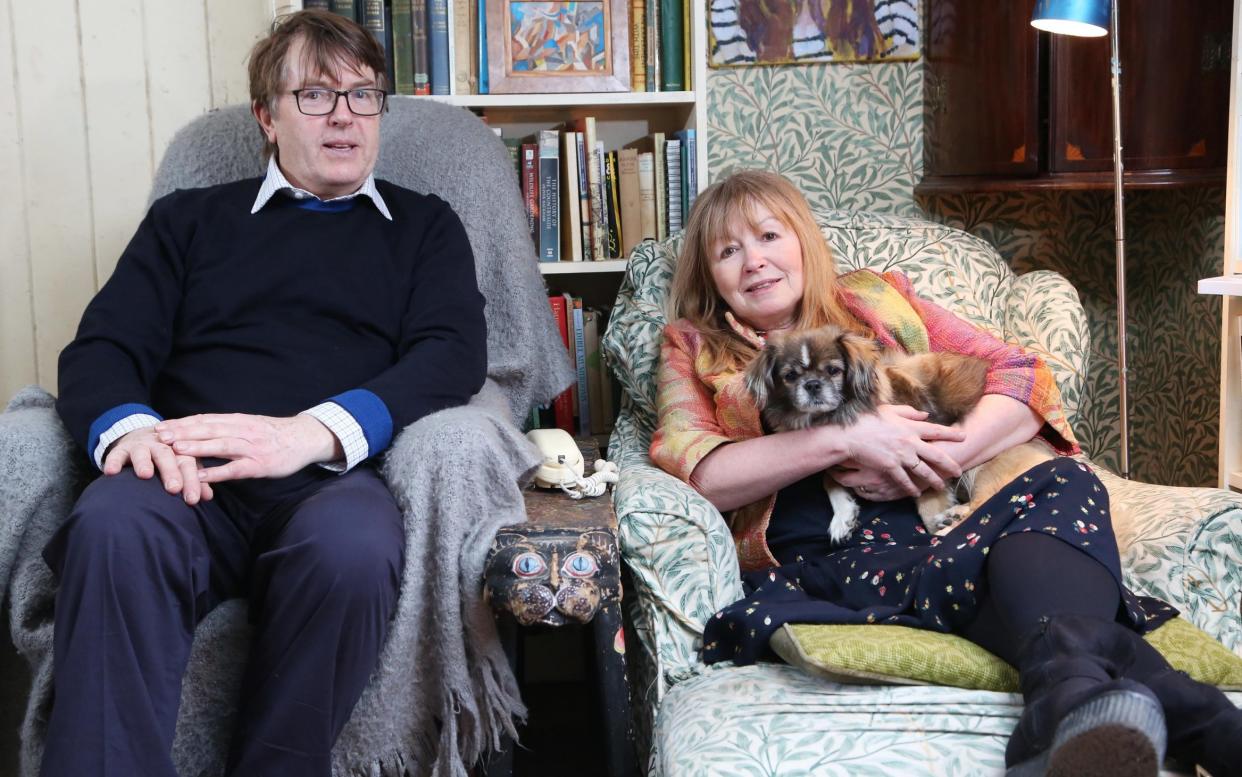 Gogglebox stars Giles and Mary - John Lawrence/The Telegraph