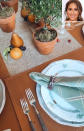 <p>The <i>I Can See Your Voice</i> judge shared a glimpse of her Thanksgiving table settings on her Instagram Story, featuring brown leather placemats, plaid napkins and arranged fruits. </p>