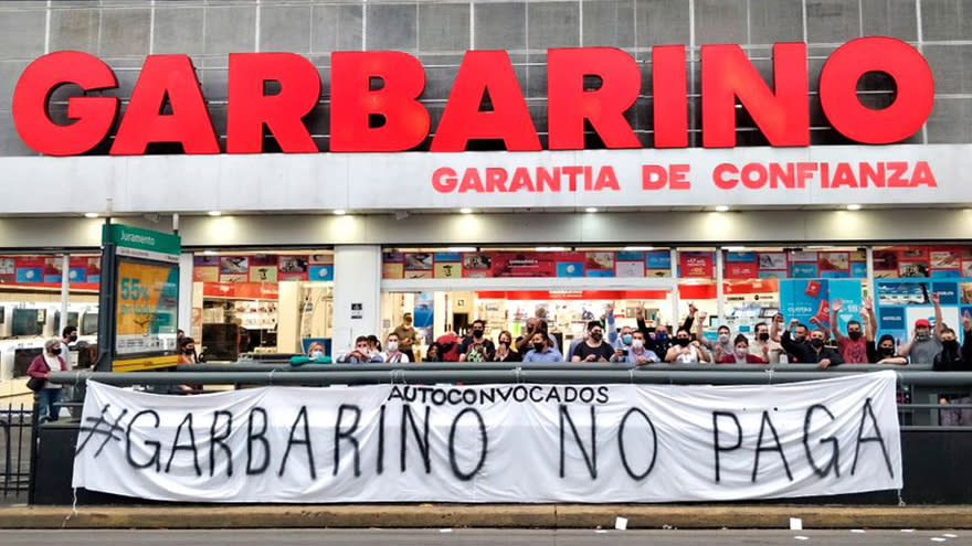 A la par del fin de la agencia de viajes, Garbarino cerró casi todos sus locales comerciales.