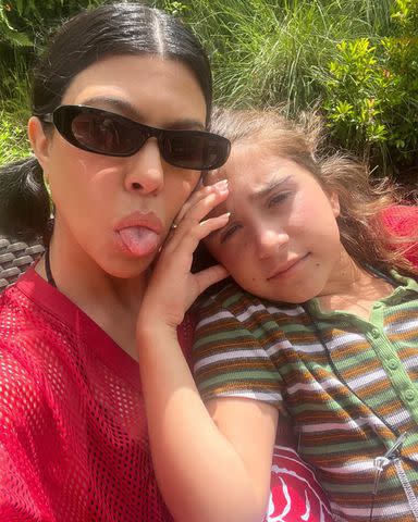 <p>Kourtney Kardashian/Instagram</p> Kourtney Kardashian and daughter Penelope