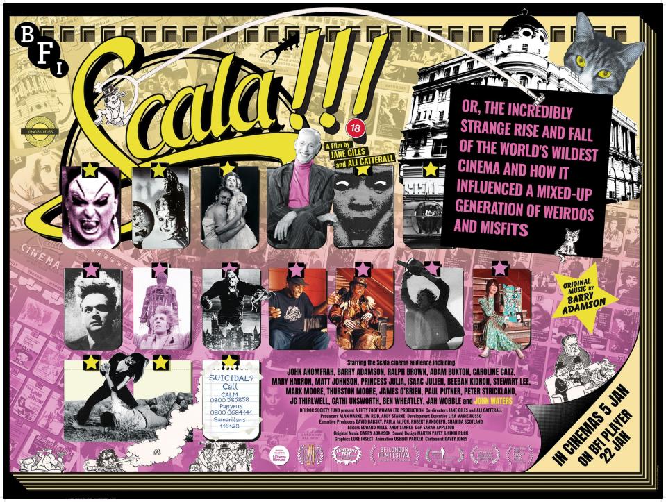 A poster for the documentary Scala!!!, released in January