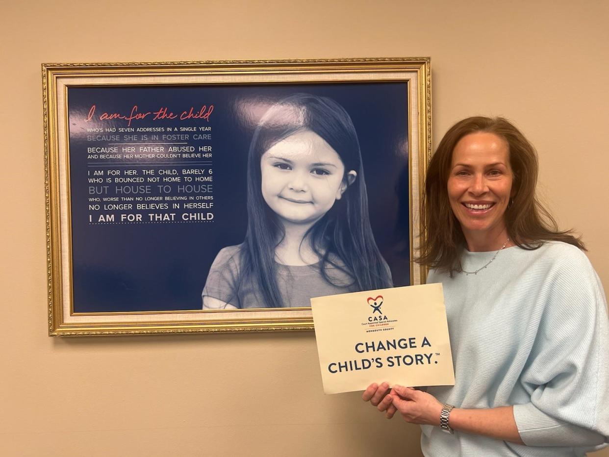 Volunteer advocate Alex Skove at CASA for Children of Monmouth County headquarters in Ocean Township.