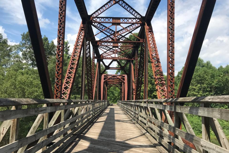 Bridge along the Greenbrier River Trail