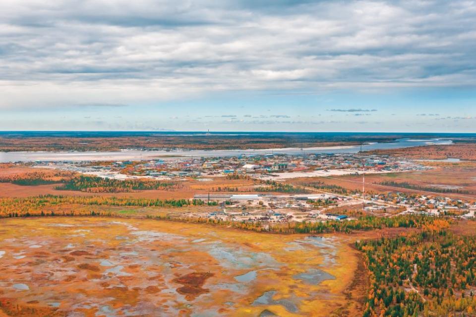 Permafrost melting