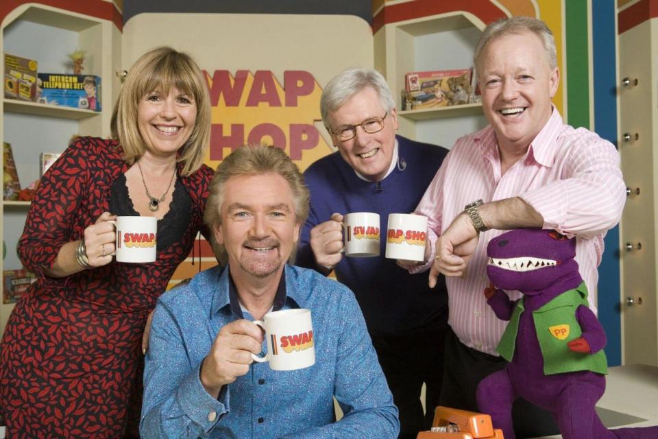 TV star: Noel Edmonds on Swap Shop (Unique TV/BBC)