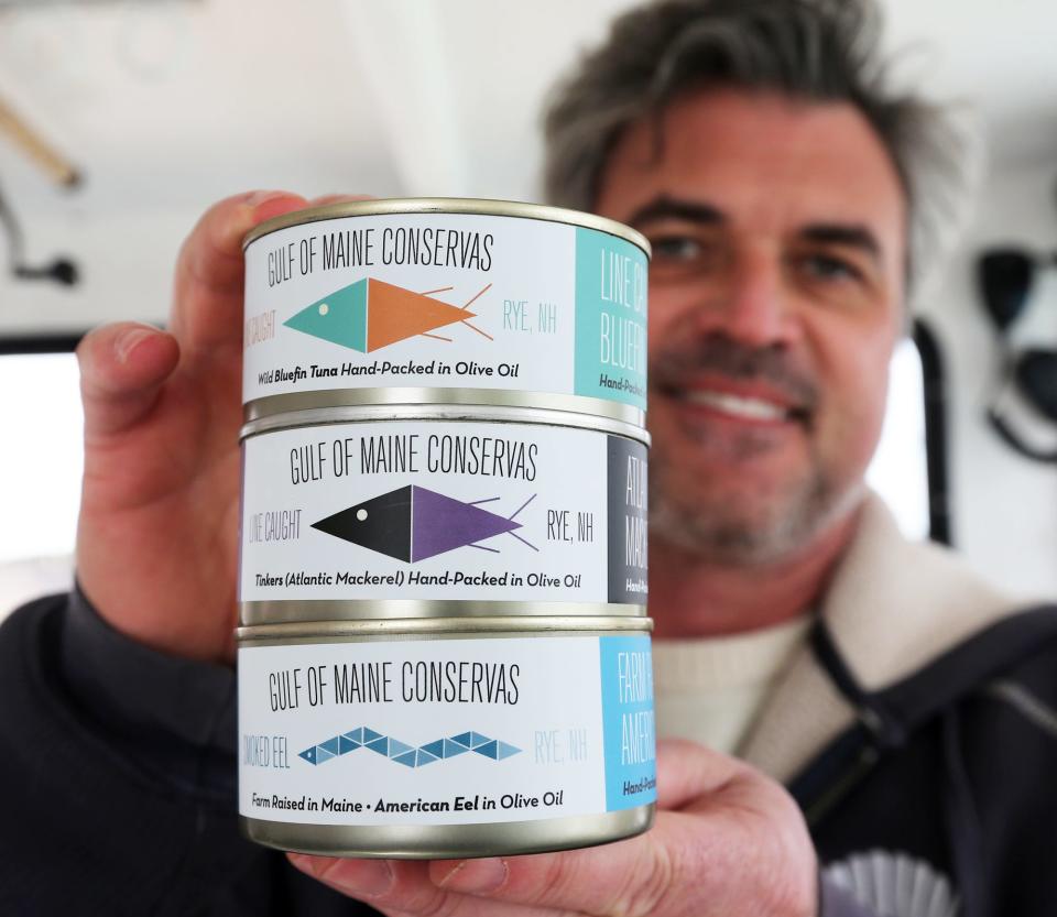 Rye fisherman Keper Connell has launched a line of tinned tuna, mackerel and smoked American eel, riding a wave of popularity for packaged fish spurred in part by TikTok. He catches each tuna and mackerel sold.