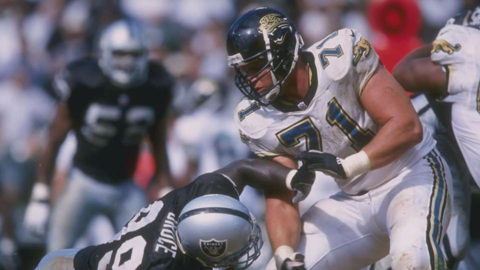 On October 8, 2006, he was the first player inducted into the Pride of the Jaguars and signed a symbolic one-day contract allowing him to retire officially as a Jaguar.