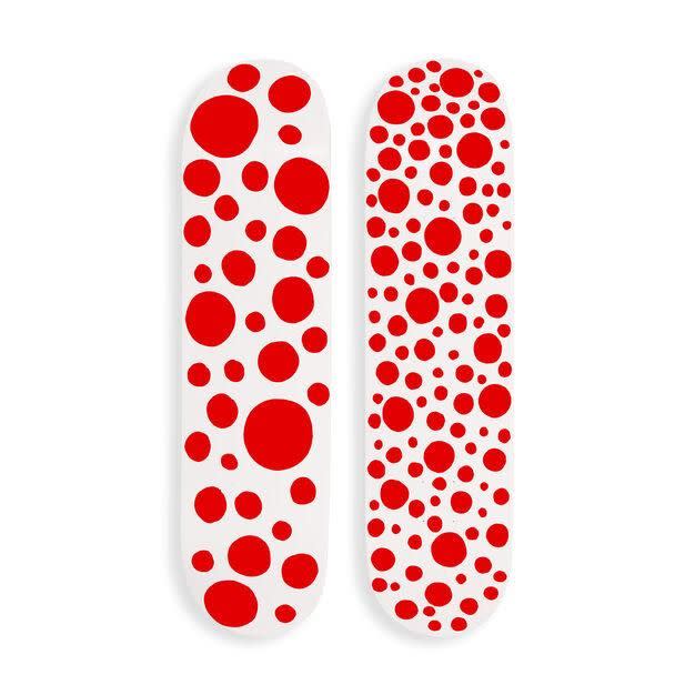 9) Yayoi Kusama Skateboard Decks