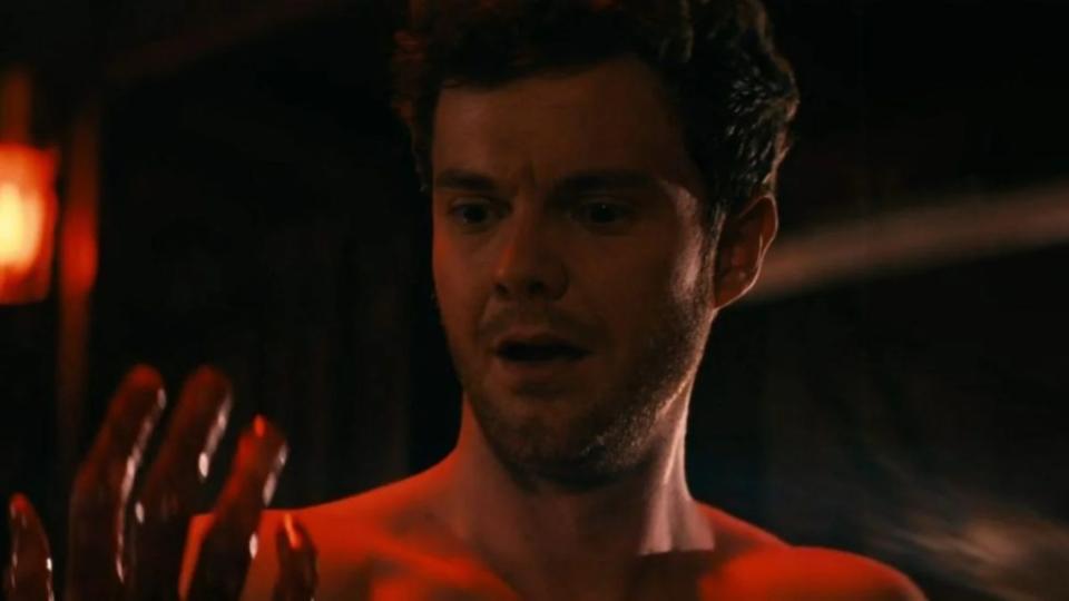 Jack Quaid as Hughie in "The Boys" (Prime Video)