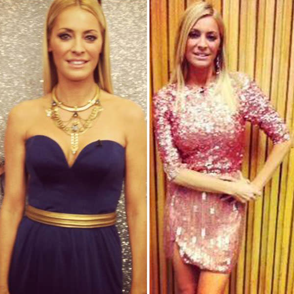 <b>The X Factor vs Strictly Come Dancing: Fash off (1-2 Dec) - The winner</b><br><br>Whilst Nicole beat Tulisa in the X Factor fashion stakes, it was Tess who won the Strictly/X Factor fash off over the weekend with her glamorous frocks. <br><br><em>Who got your vote? Let us know over on <a href="https://twitter.com/ylifestyleuk" rel="nofollow noopener" target="_blank" data-ylk="slk:Twitter;elm:context_link;itc:0;sec:content-canvas" class="link ">Twitter</a> with the #YLifestyleFashOff.</em><br><br>© Twitter / TessDalyUK